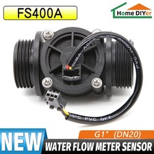 FS400A Misuratore di portata liquido effetto Hall 1" sensore di flusso acqua uscita impulsi 2-60L/min