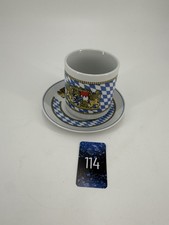 Tazza e piattino in porcellana