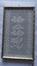 Quadro " fiori" Ricamato a