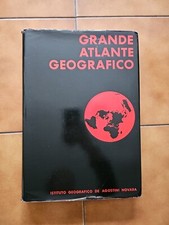 Grande Atlante Geografico Istituto Geografico Novara  5 Ed 1959 Vintage