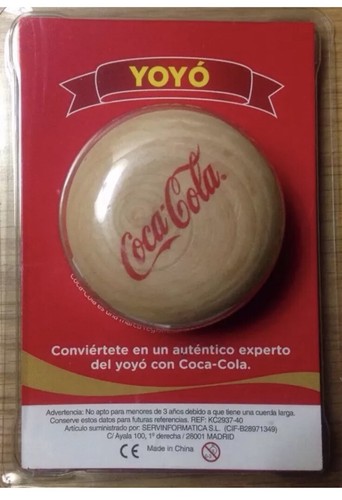 Coca cola yoyo madera - coca,