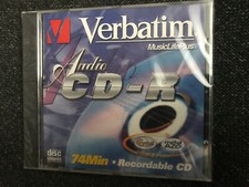 Compact disk registrabile Verbatim Audio CD-R 74 min NUOVO SIGILLATO