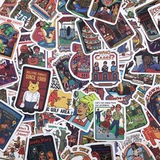 Lotto 60 adesivi vintage