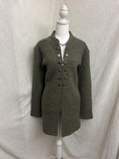 Cappotto donna lana verde