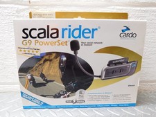 NOS CARDO 71-9094 SCALA RIDER G9 BLUETOOTH DUAL POWERSET SISTEMA DI COMUNICAZIONE