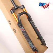 LUTU 26" 120mm Forcelle Ammortizzatori Aria MTB Viaggio Sospensione Bici Forcella Rimbalzo 1-1/8"