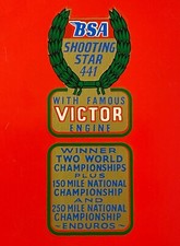 2 X BSA B44 SHOOTING STAR