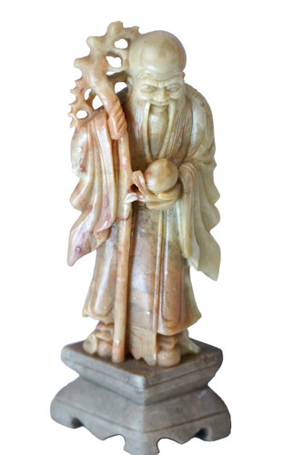Statua cinese pietra - in, ollare