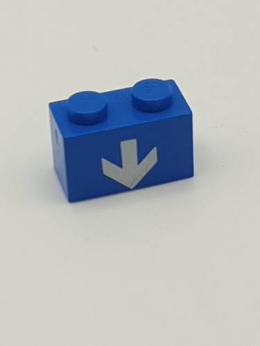 Lego 3004p20 mattoncino blu - mattoncino,