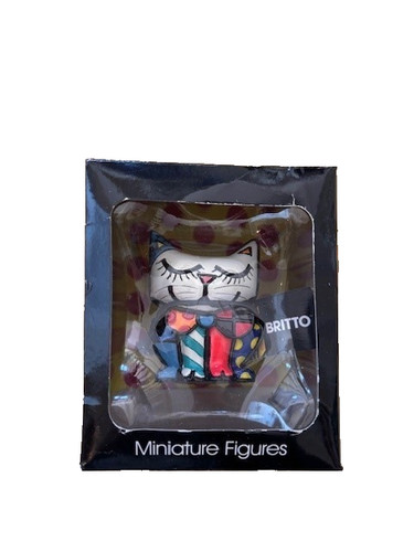 Romero britto cat miniature - romero,