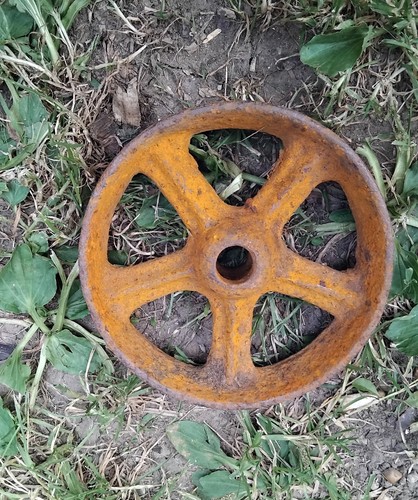 Ruota ghisa vintage 5 - ghisa, 5,5"