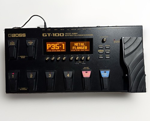 Boss 100 pedale - gt-100, processore