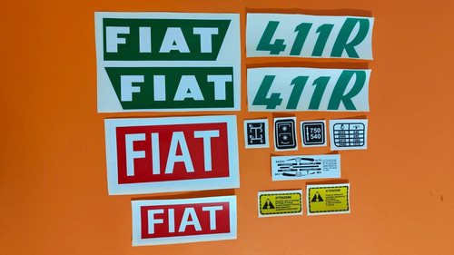 Adesivi decalcomanie fiat - adesivi,
