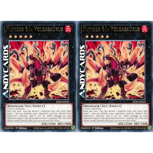 Number volcasaurus - 61:, 2x