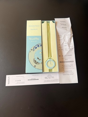 Swatch royal pop blaue - ap,