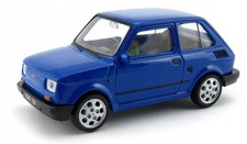 Welly Fiat 126 blu navy scala