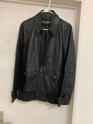 Dolce gabbana giacca pelle - dolce,