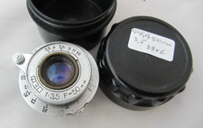 OBIETTIVO  FED   F=  50 MM F 1:3,5  PASSO 39X1 A TELEMETRO