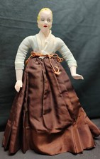 Bambola In Ceramica E Panno