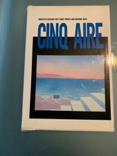 ARTE GRAFICA DISEGNI PER T-SHIRT CINQ AIRE 95 tavole a colori Japan in cofanetto