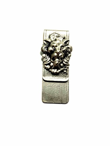 Fermasoldi leone bagno argento - leone,
