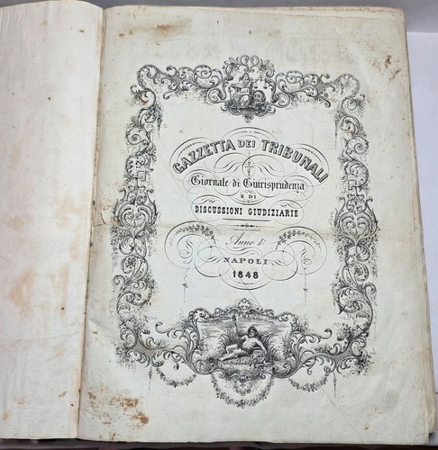 Libro antico gazzetta dei - antico,