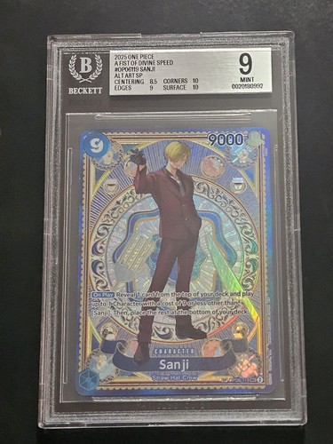 Sanji mint bgs 9 op06 - **sanji,