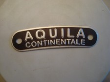 Targhetta sella Aquila