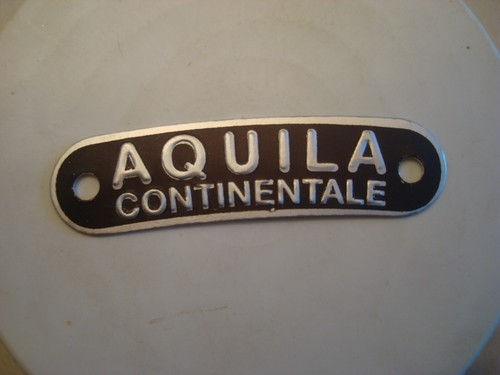 Targhetta sella aquila - sella,