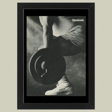 Anni ' 80  * Pubblicità Originale "Reebok, Workout " Cornice