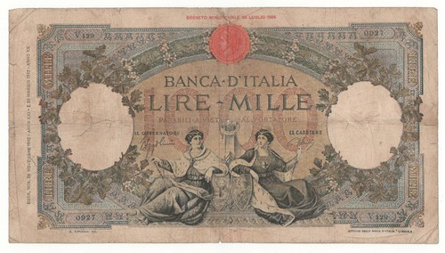 1000 lire regine - lire,