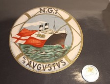 Navigazione Generale Italiana Florio Rubattino Rara Etichetta Da Bagaglio