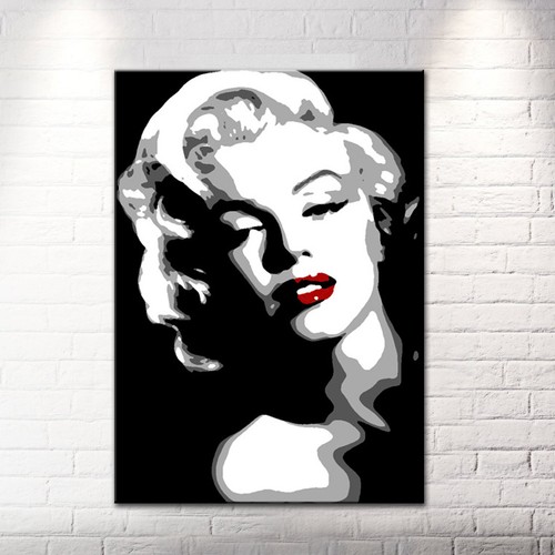 Marilyn monroe quadro pop - marilyn,