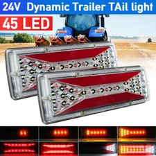 Coppia  45 Led 24VFari Fanali Posteriori Camion Autocarro Furgone Rimorchio
