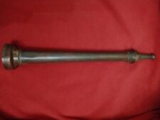 Antica lancia idrante pompa bronzo e ottone pompieri antincendio primi del '900