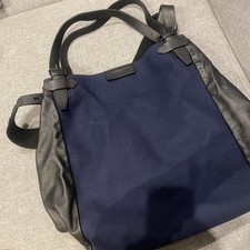 GIVENCHY Borsa a mano a tracolla Tote Bag in pelle e lana blu navy dal Giappone