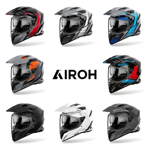 Casco moto airoh bandit dual - moto,