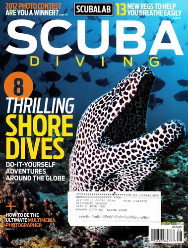 Scuba diving magazine aug 2012 - scuba,