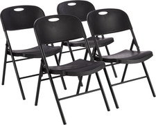 Set Di 4 Sedie Pieghevoli in
