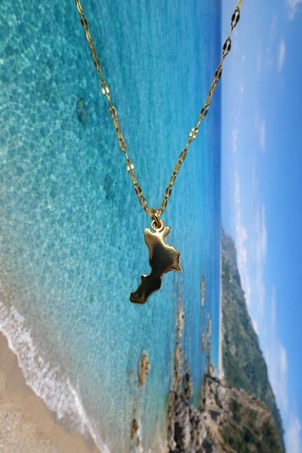 Collana ciondolo calabria - calabria,