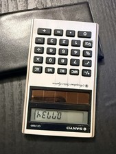 Calcolatrice solare Sanyo CX
