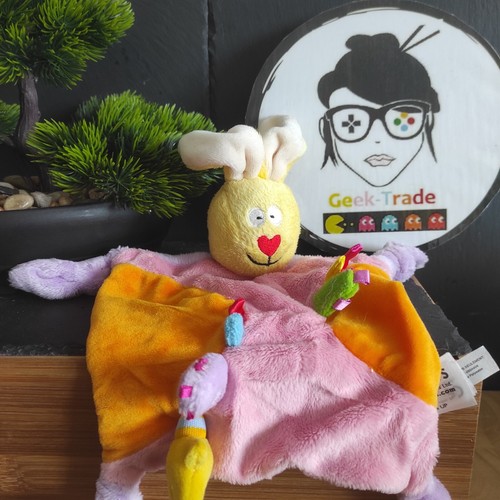 Doudou taf toys lapin - lapin, coeur