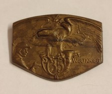 KAPPENABZEICHEN - K. u. K. - Bataillon - 35 - WELTKRIEG - Horn - TRIMMEL - WW1