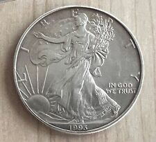 1 Dollaro americano d'argento 99% Silver Eagle anno 1993