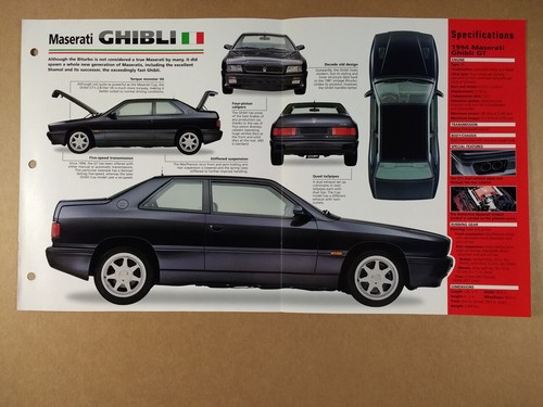 Maserati ghibli 1994 - gt,