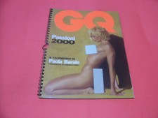 CALENDARIO  GQ ANNO  2000 CON PAOLA BARALE  IN OTTIMO STATO