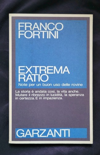 Franco fortini extrema - fortini,