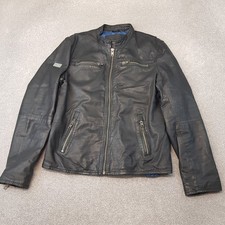 Superdry Uomo Giacca XL Pelle