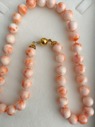 Collana corallo rosa mm - collana,