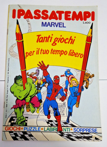 Passatempi marvel anno - anno, 1